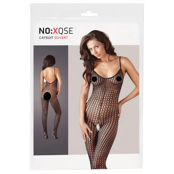 NO:XQSE - nyitott necc overál (fekete)