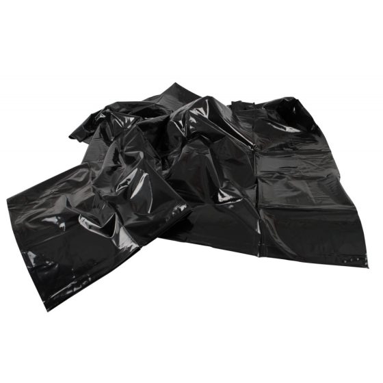 Fényes takaróhuzat -fekete (135 x 200cm)