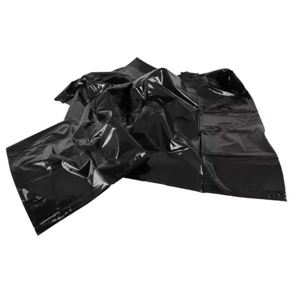 Fetish - Vinyl szex ágynemű (fekete, 135x200 cm)