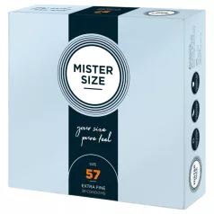Mister Size vékony óvszer - 57 mm (36 db)