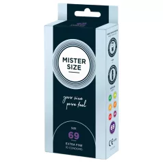 Mister Size vékony óvszer - 69 mm (10 db)