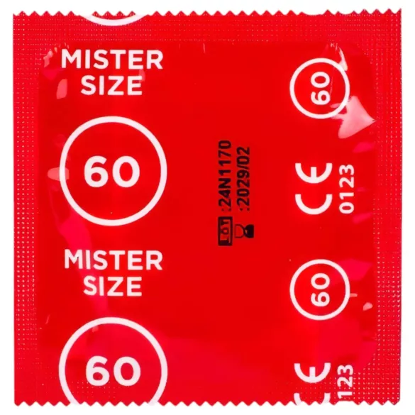 Mister Size óvszer Tesztcsomag Péniszmérővel - 3 db