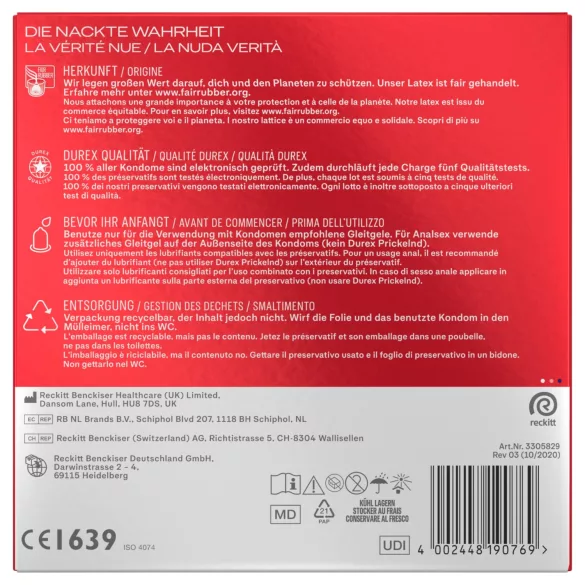 Durex - XXL óvszer (30 db)