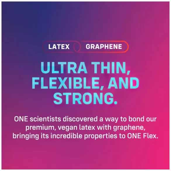 ONE Flex - grafén anyagú óvszer (12 db)