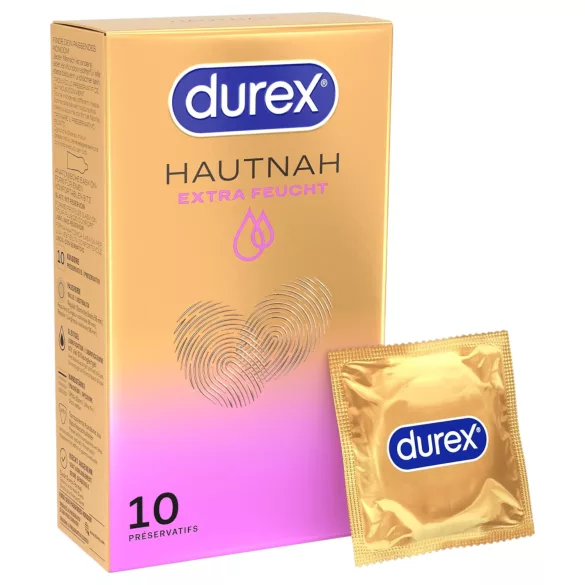 Durex Hautnah - extra síkosított óvszer (10 db)
