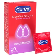 Durex - extra síkosított óvszer (10 db)