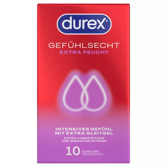 Durex - extra síkosított óvszer (10 db)