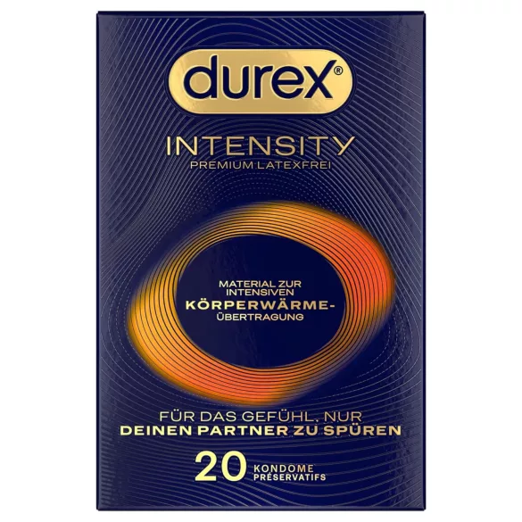 Durex Intensity - vékony, latexmentes óvszer (20 db)