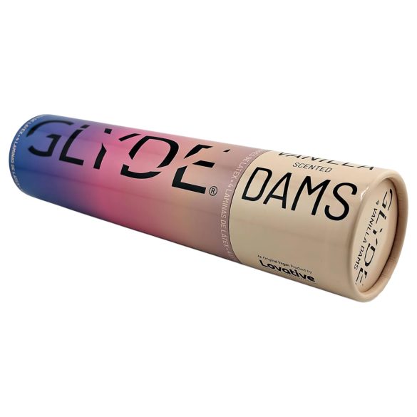 GLYDE - vegán latex nyalókendő (vanília)