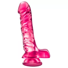 B Yours Basic 8 - herés dildó - 23cm (pink)
