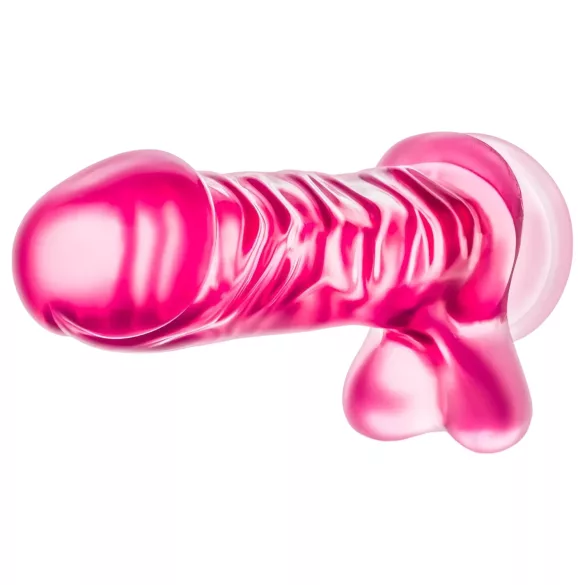 B Yours Basic 8 - herés dildó - 23cm (pink)