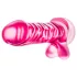B Yours Basic 8 - herés dildó - 23cm (pink)
