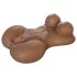 Pipedream Fuck Me Silly Sista - barna női torzó maszturbátor (5,7 kg)