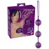 You2Toys Velvet - tripla gésagolyó kegel tornához (lila)