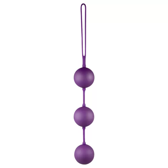 You2Toys Velvet - tripla gésagolyó kegel tornához (lila)