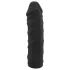 You2Toys - Silicone Strap-On - felcsatolható dildó (fekete)