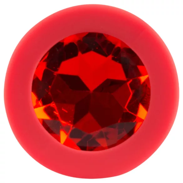 Colorful JOY - szilikon anál plug - kicsi (piros)