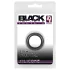 Black Velvets - vastagfalú péniszgyűrű (2,6cm) - fekete