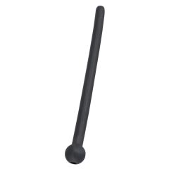   Dilator Piss Play - üreges, szilikon húgycsőtágító dildó (fekete)