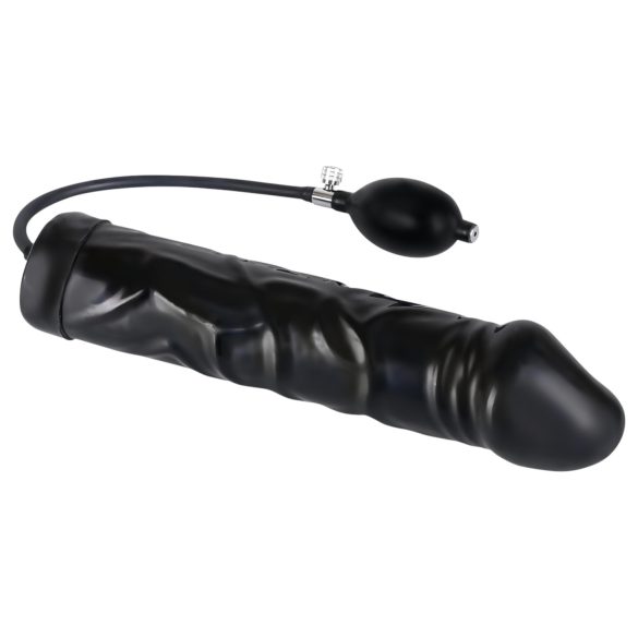 You2Toys - latex, pumpálható análtágító - nagy (fekete)