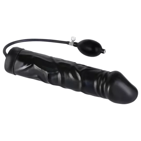 You2Toys - latex, pumpálható élethű análtágító (fekete)