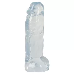 Crystal Clear Big Dong - zselés óriás dildó (21,5 cm)