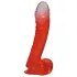 NMC Jolly - vörös klasszikus dildó (17 cm)