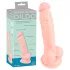 You2Toys - Medical - natúr orvosi szilikon dildó (18cm)