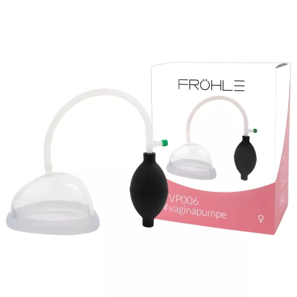 Fröhle - orvosi minőségű punci pumpa nőknek (átlátszó)