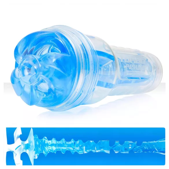 Fleshlight Turbo Thrust - élethű szívó maszturbátor (kék)