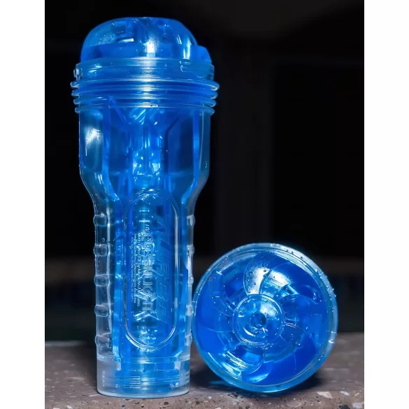 Fleshlight Turbo Thrust - élethű szívó maszturbátor (kék)