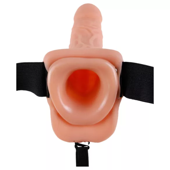 Pipedream - Fetish Strap-on 7 - felcsatolható dildó (natúr)