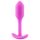 b-vibe Snug Plug 1 - anál plug belső súllyal (55g) - pink