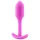 b-vibe Snug Plug 1 - anál plug belső súllyal (55g) - pink