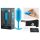 b-vibe Snug Plug 3 - dupla golyós anál plug (180g) - kék