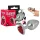 You2Toys - Diamond - 85g-os alumínium anál plug (ezüst-piros)
