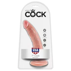 King Cock 7 dildó (18 cm, testszínű)
