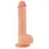 realistixxx - tapadókorongos élethű dildó (22cm) - natúr
