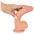 realistixxx - tapadókorongos élethű dildó (22cm) - natúr