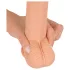 realistixxx - tapadókorongos élethű dildó (22cm) - natúr