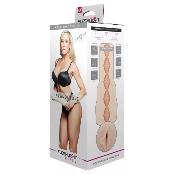 Fleshlight Brandi Love Heartthrobe - vaginamaszturbátor