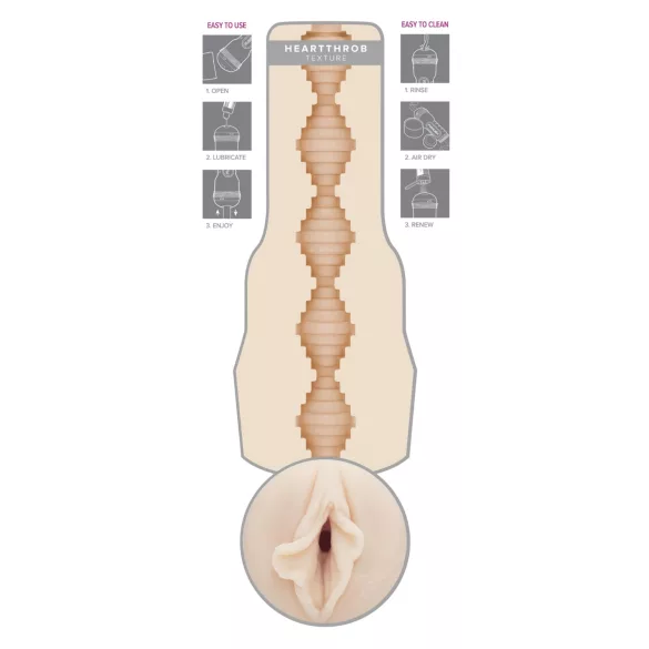 Fleshlight Brandi Love Heartthrobe - vaginamaszturbátor