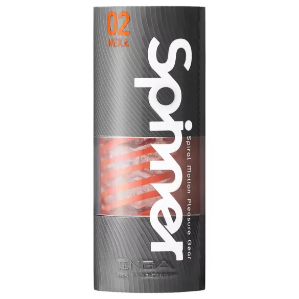TENGA Spinner Hexa - maszturbátor (átlátszó)