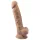 Silexd 7 - tapadókorongos dildó - 17,5 cm (testszínű)