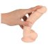 Silexd 7 - tapadókorongos dildó - 17,5cm (natúr)