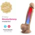 Silexd 7 - tapadókorongos dildó - 17,5 cm (testszínű)