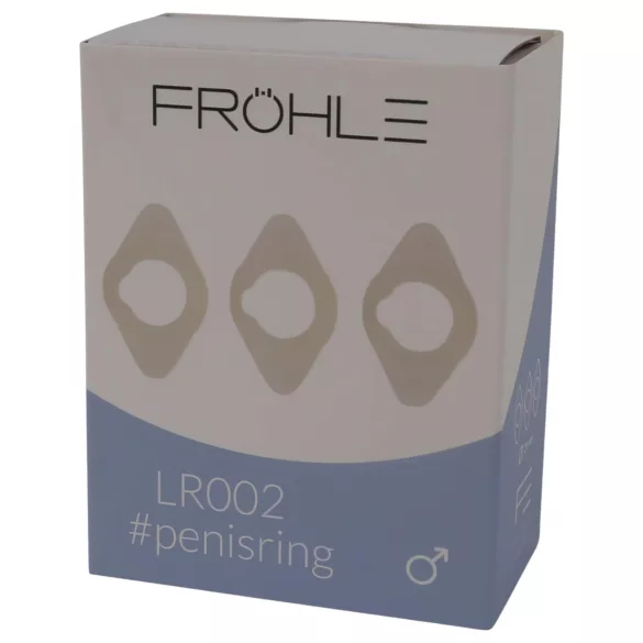 Fröhle LR002 (2,1cm) - orvosi péniszgyűrű szett (3db)