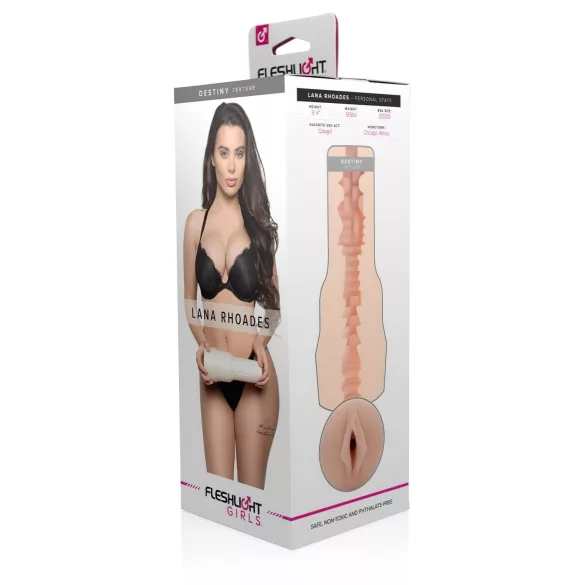 Fleshlight Lana Rhoades Destiny - élethű vagina maszturbátor (testszínű)