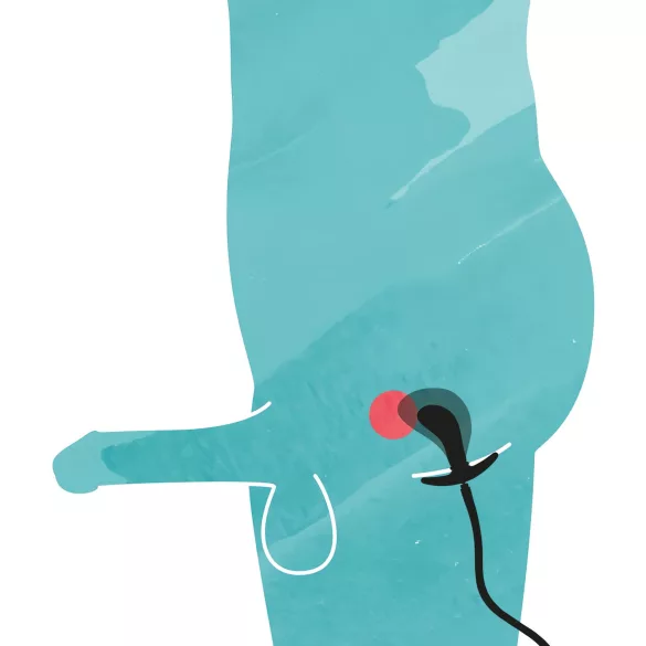 You2Toys - pumpálható, anál tágító plug (fekete)