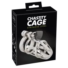 You2Toys - Chastity Cage - fém pénisz ketrec, lakattal